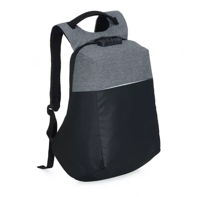 Mochila de poliéster anti-furto usb com segredo 15,6" - 1