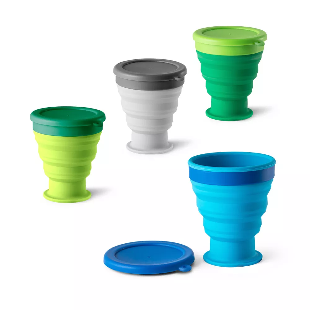 Copo dobrável em silicone 400ml - 1
