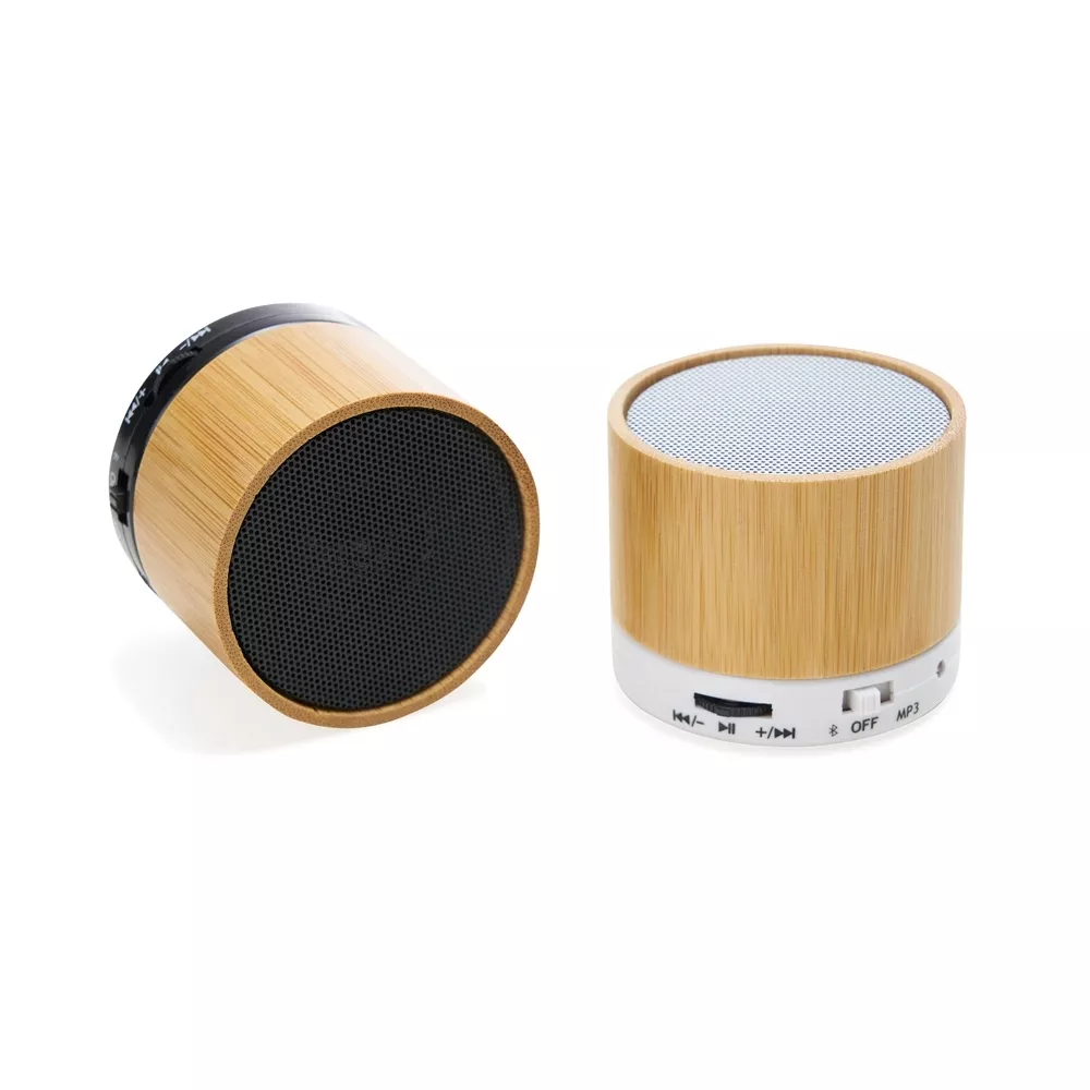 Caixa de som multimídia bambu - 1