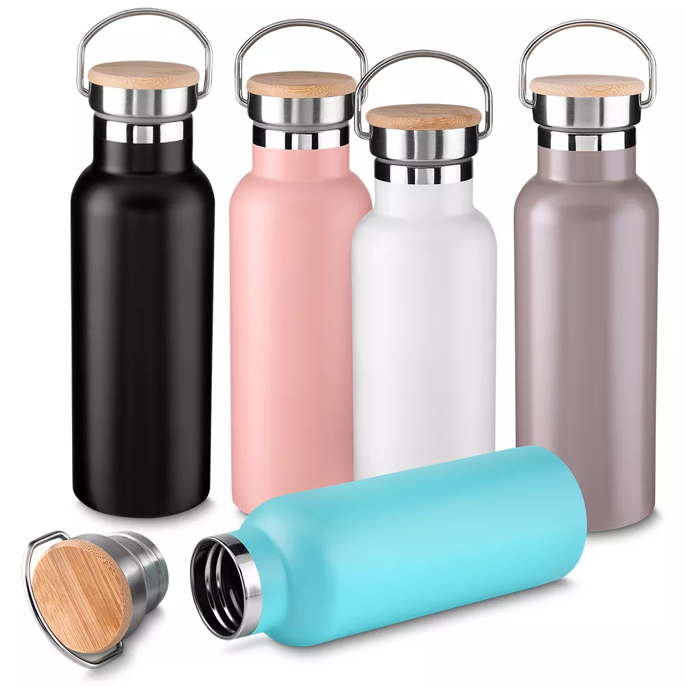Garrafa em aço inox parede dupla  500ml - 1