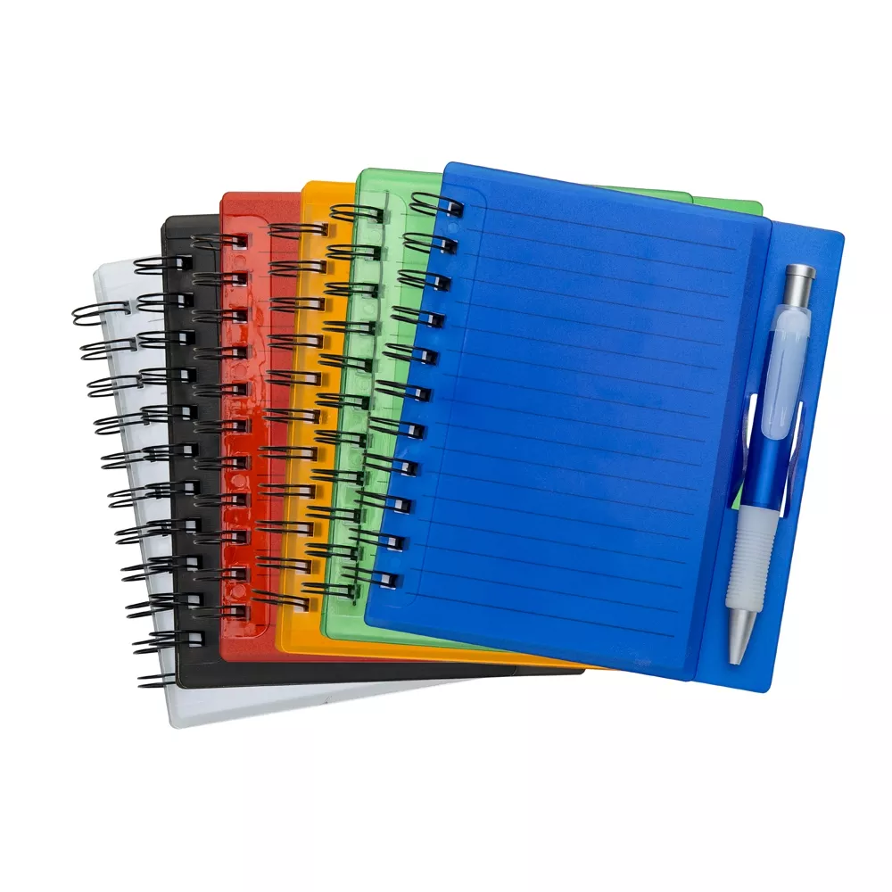 Caderno plástico com pauta 16x14 - 1
