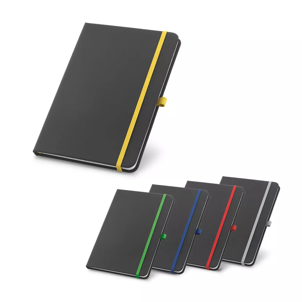 Caderno em couro sintético com pauta 21x14 - 1