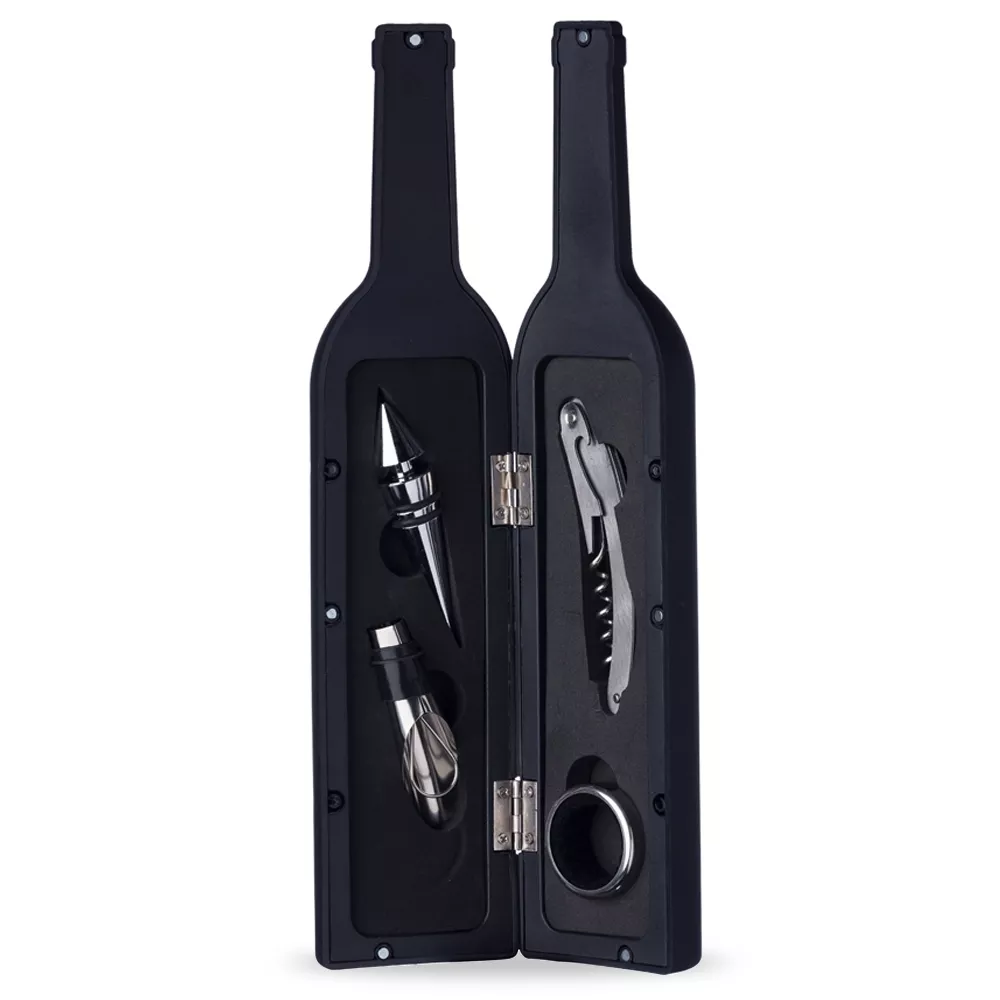 Kit vinho garrafa 4 peças - 1