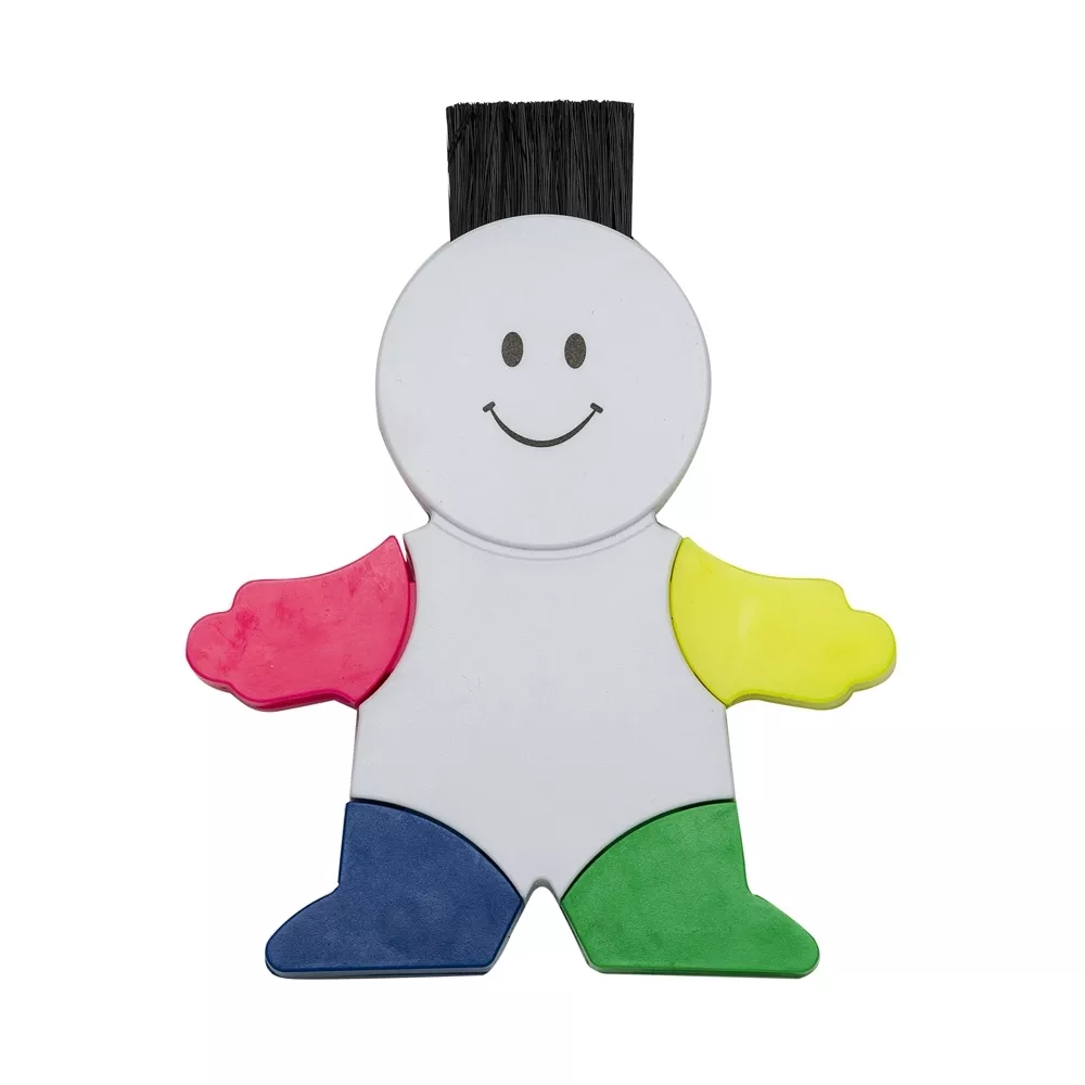 Marca texto boneco com limpador - 1