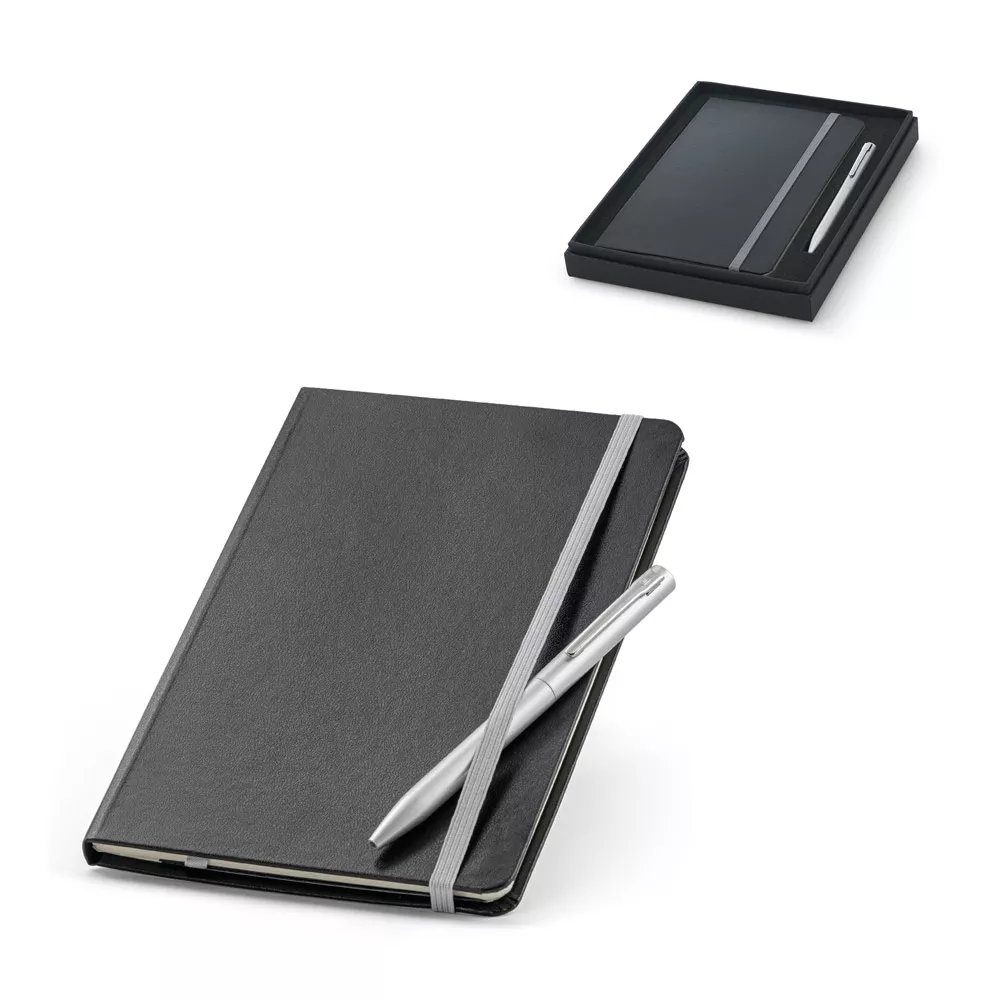 Kit de caderno e esferográfica - 1