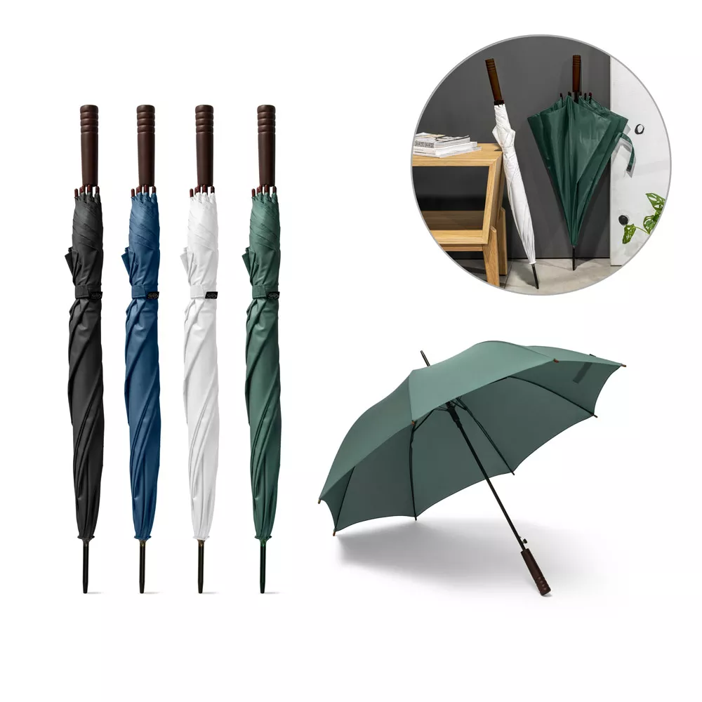 Guarda-chuva em poliéster reciclado com abertura automática - 1
