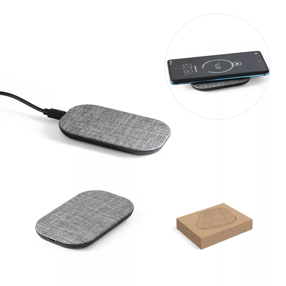 Carregador wireless em pet reciclado - 1