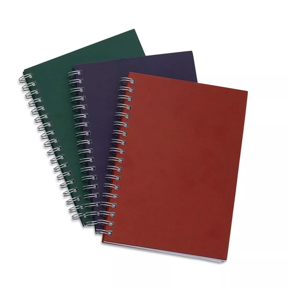 Caderno capa kraft com pauta 24x18 - 1