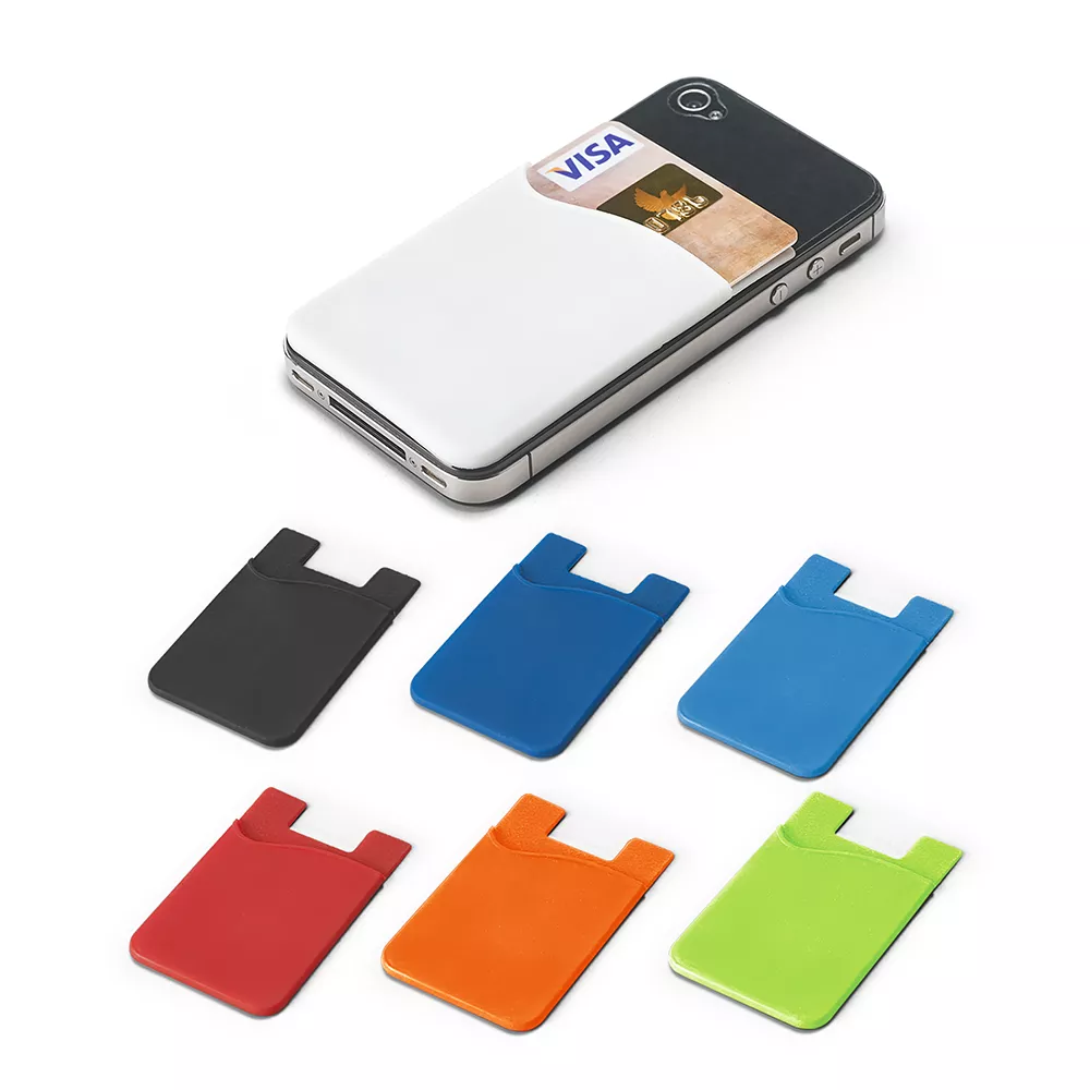 Porta cartões para celular em silicone - 1