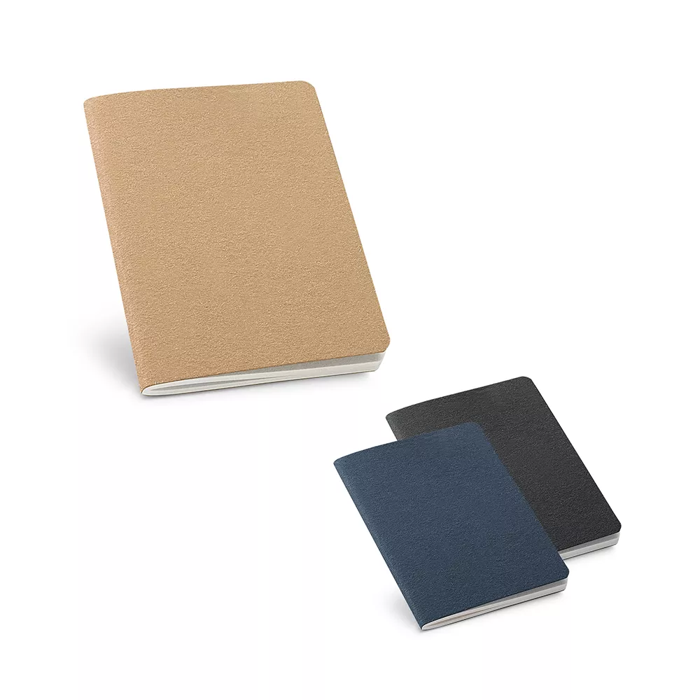 Caderno b7 em cartão kraft sem pauta 12x9 - 1