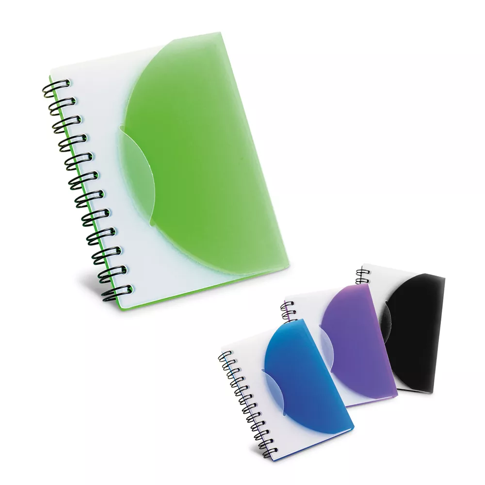 Caderno em plástico sem pauta 10x7 - 1