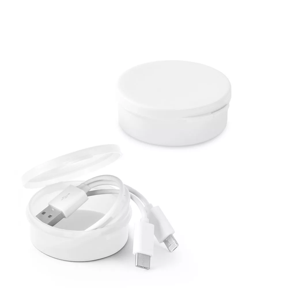 Cabo usb com conector 3 em 1 - 1