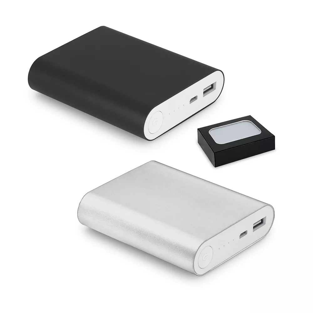 Bateria portátil em alumínio 8.000 mah - 1