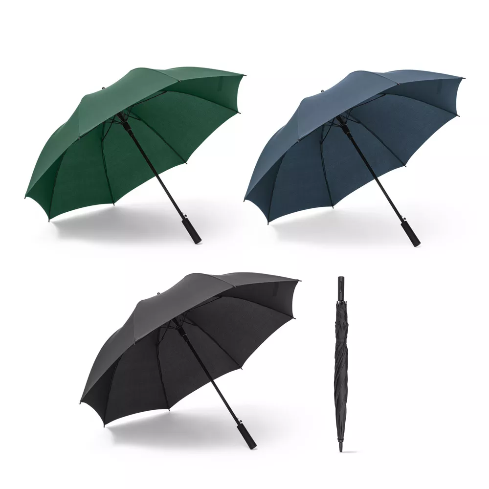 Guarda-chuva em pongee 190t com abertura automática - 1
