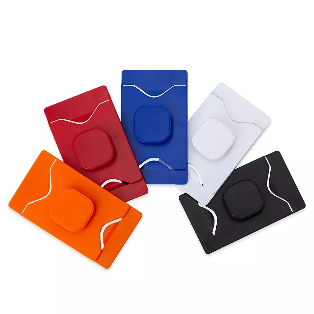 Adesivo porta cartão com suporte para celular - 1