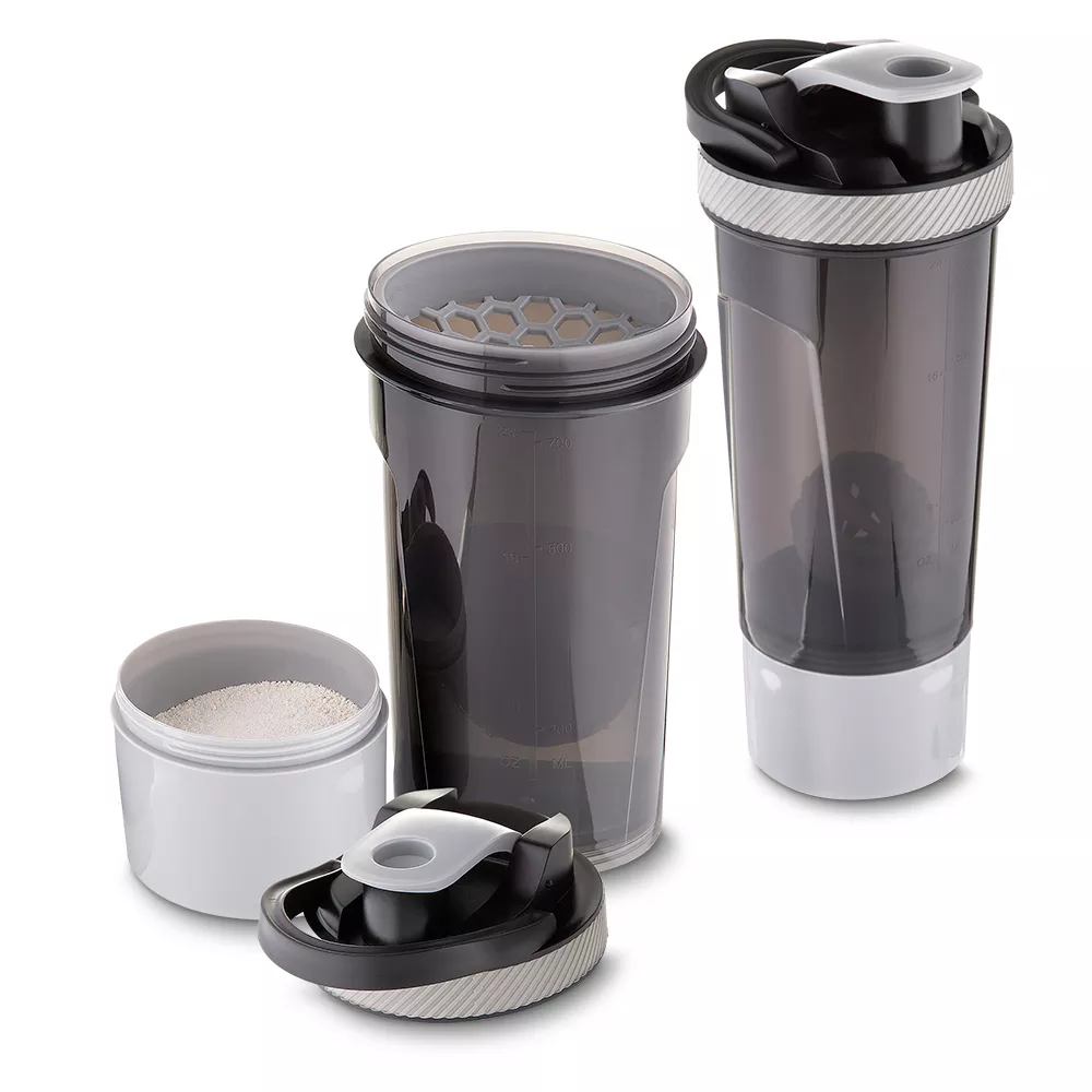 Garrafa coqueteleira plástica 700 ml - 1