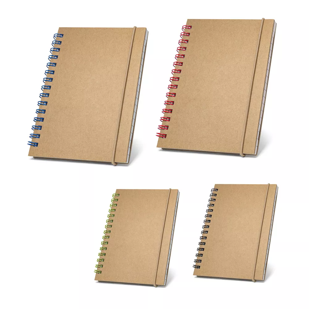 Caderno de bolso espiral com pauta 14x10 - 1