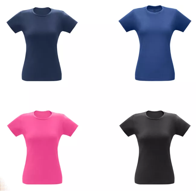 Camiseta feminina em algodão - 1
