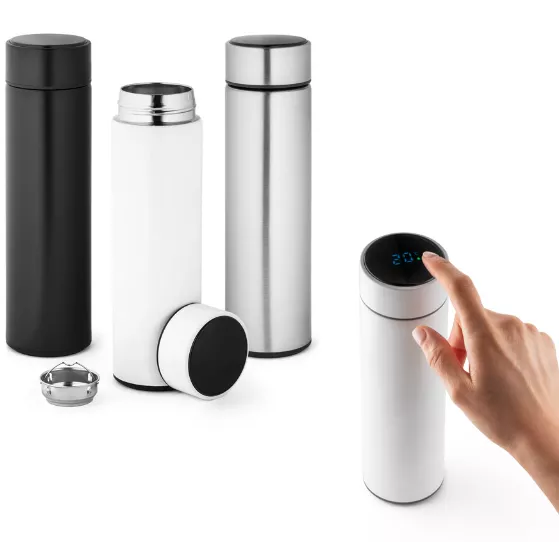 Garrafa em aço inox 450 ml - 1