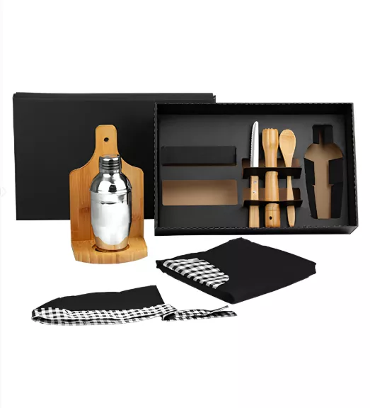 Kit para caipirinha em bambun 8 peças - 1