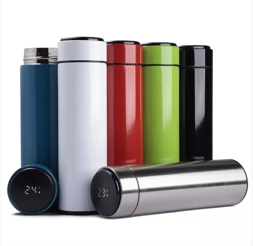 Garrafa inox  com display led 450ml - 1