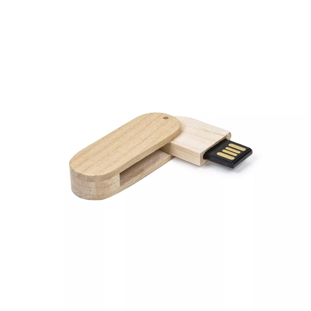 Pen drive bambu giratório - 1