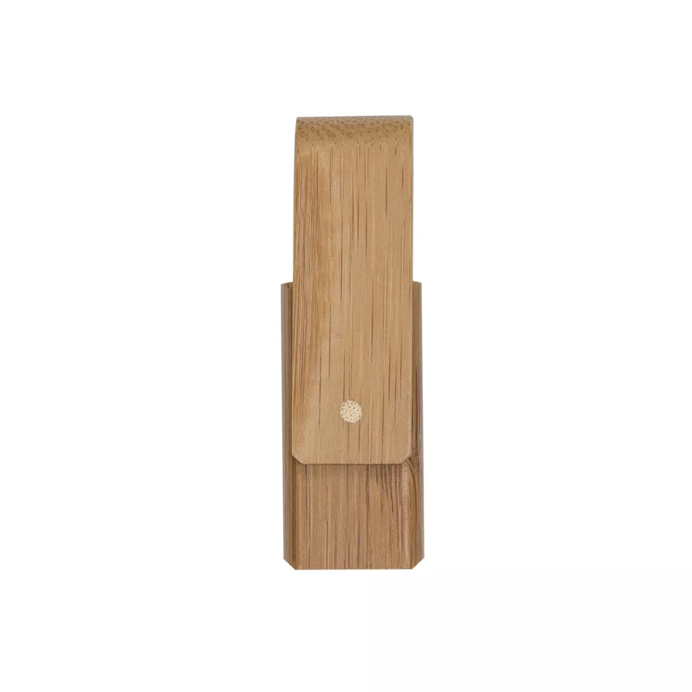 Pen drive giratório em bambu - 1