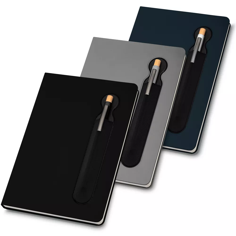 Caderno em pu com pauta 21x14 - 1