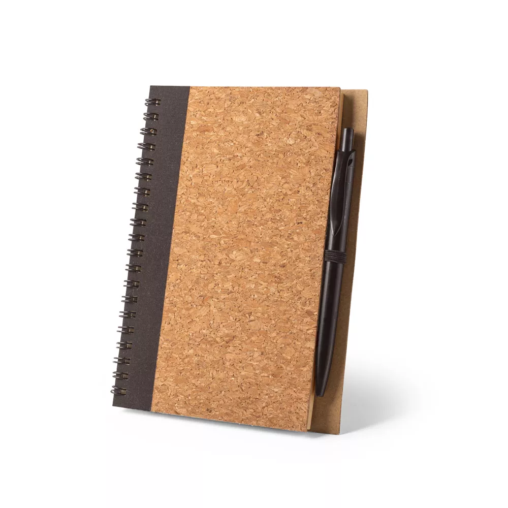 Caderno em cortiça com caneta sem pauta 17x13 - 1