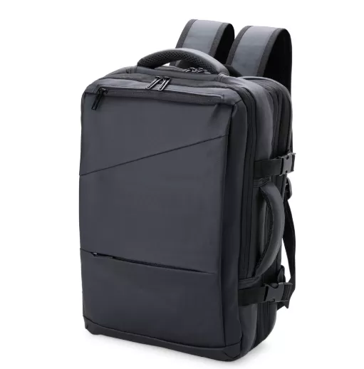 Mochila expansível de couro sintético 15,6" - 1