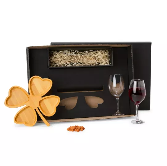 Kit petisco e vinho 3 peças - 1