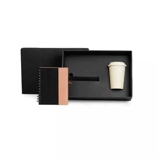 Kit caderno caneta e copo - 1
