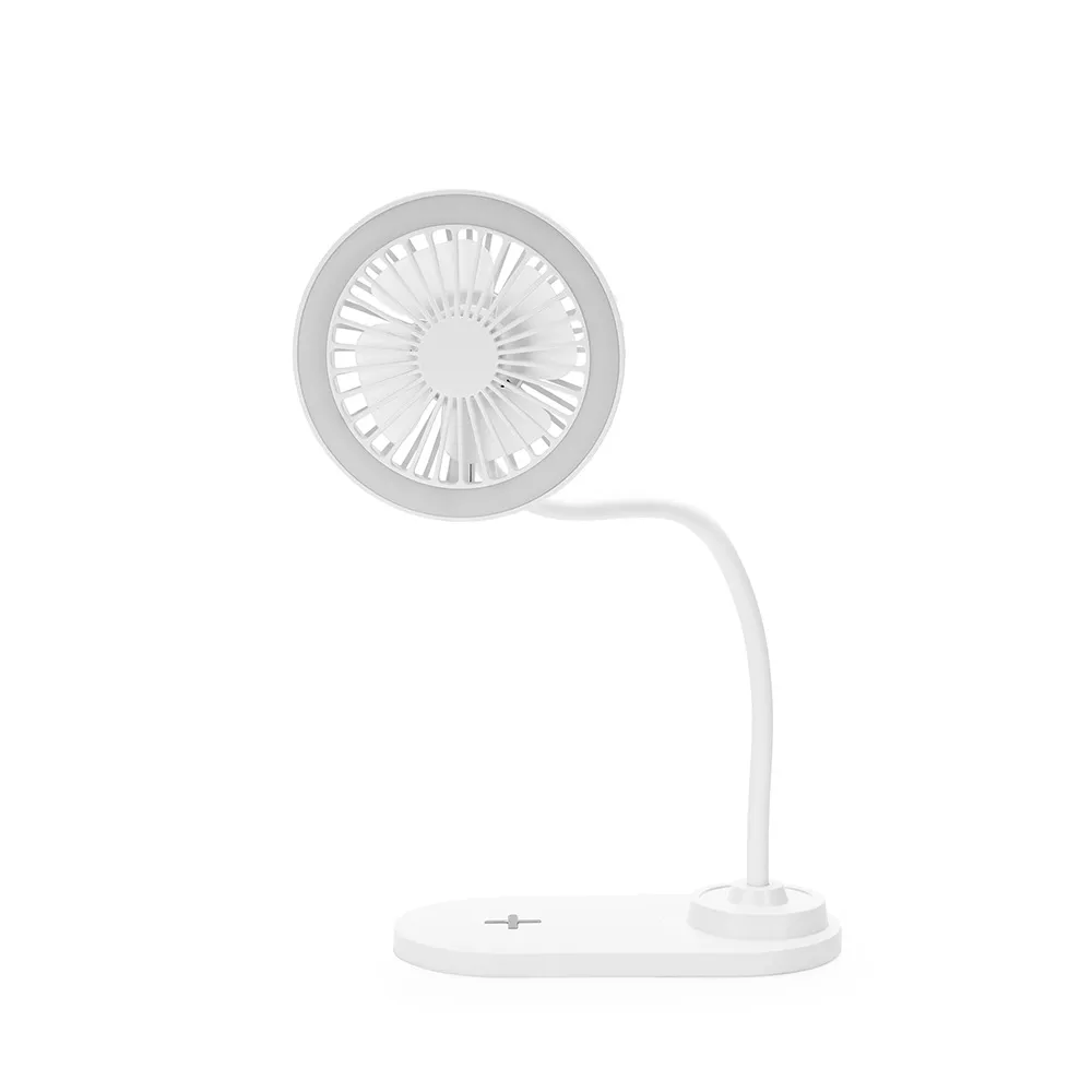 Ventilador com led e carregamento via indução - 1