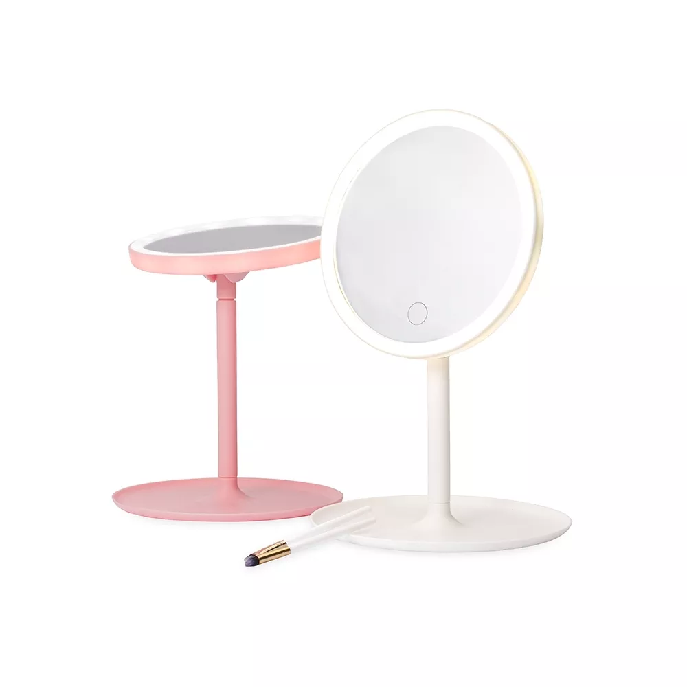 Espelho de mesa plástico com led - 1