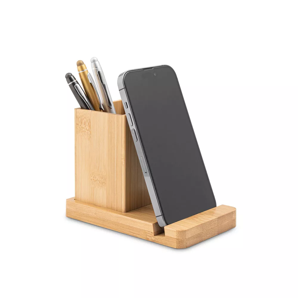 Porta caneta com suporte para celular e copo - 1