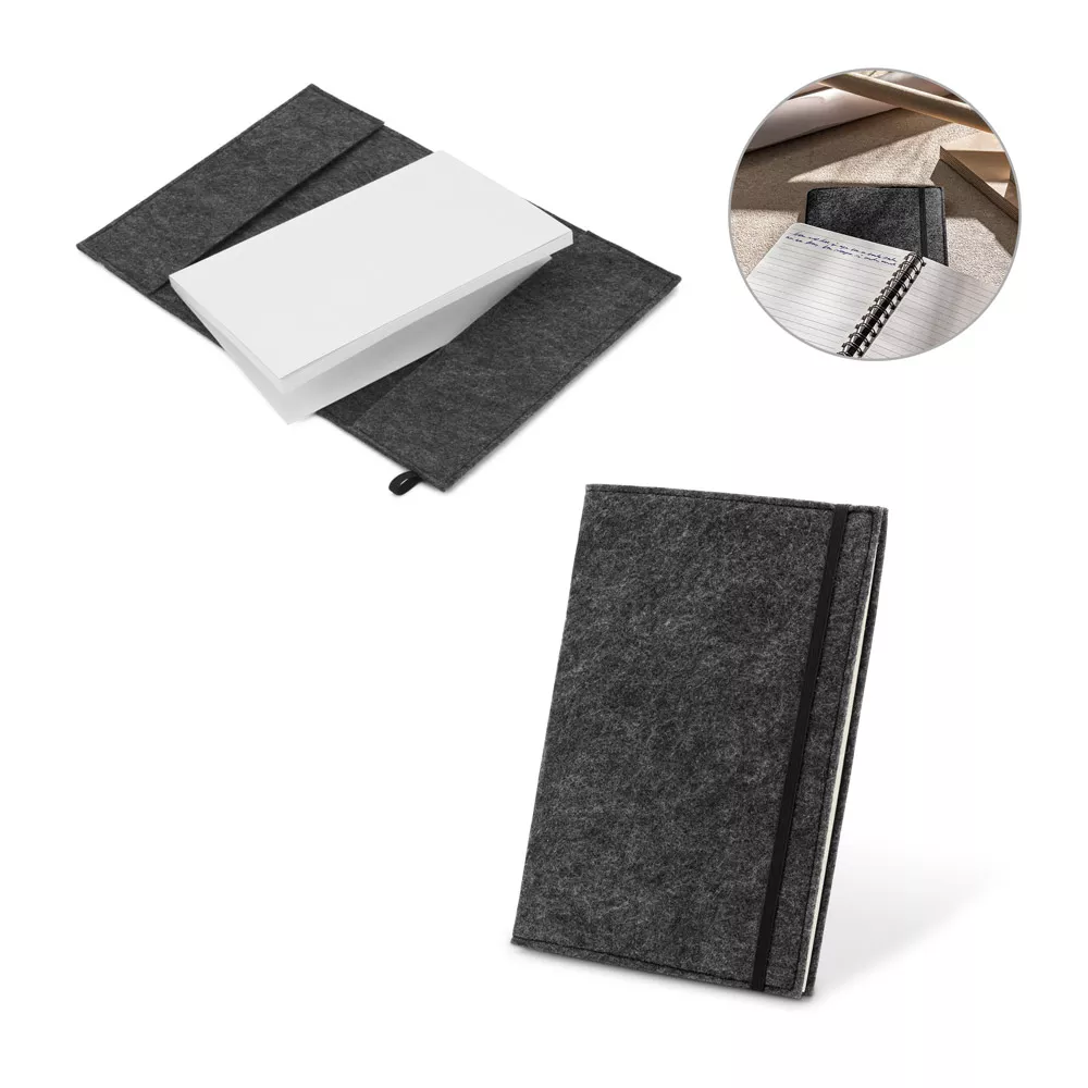 Caderno reciclado com pauta 21x15 - 1