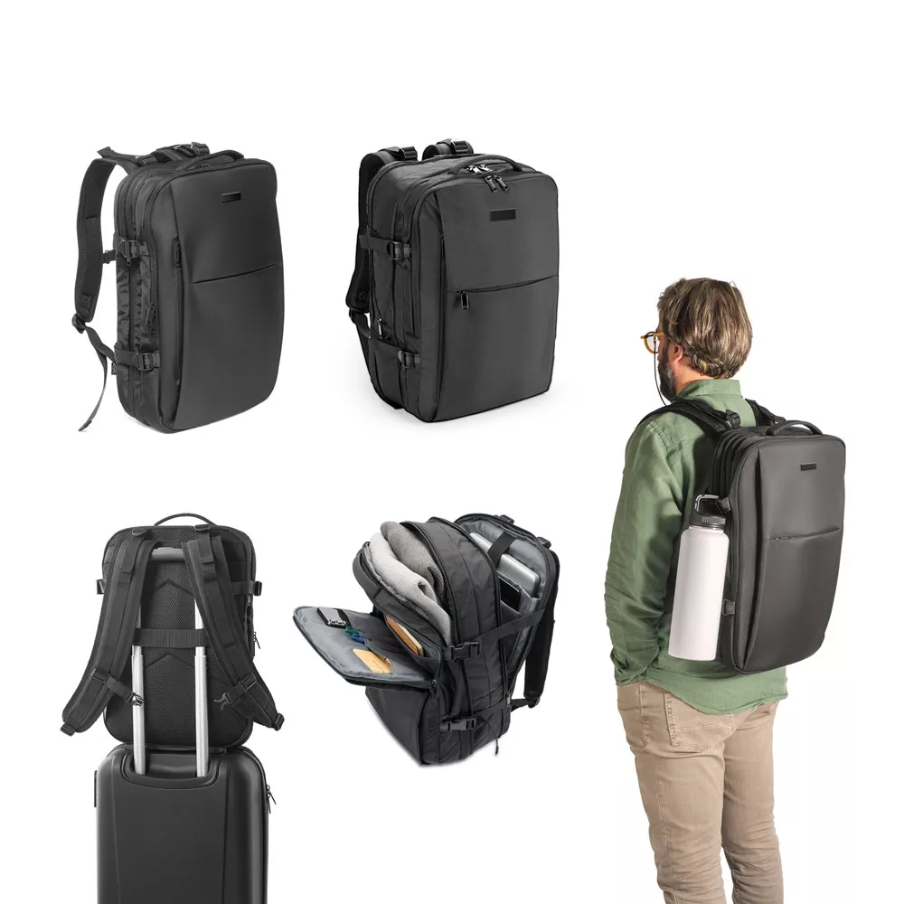 Mochila de viagem em poliéster 17.3" - 1
