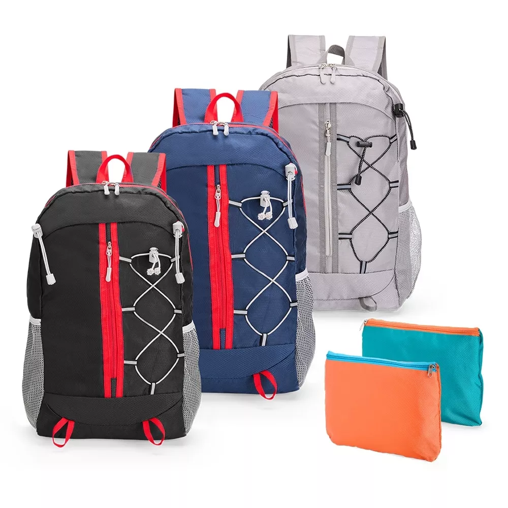 Mochila dobrável poliéster 20l - 1
