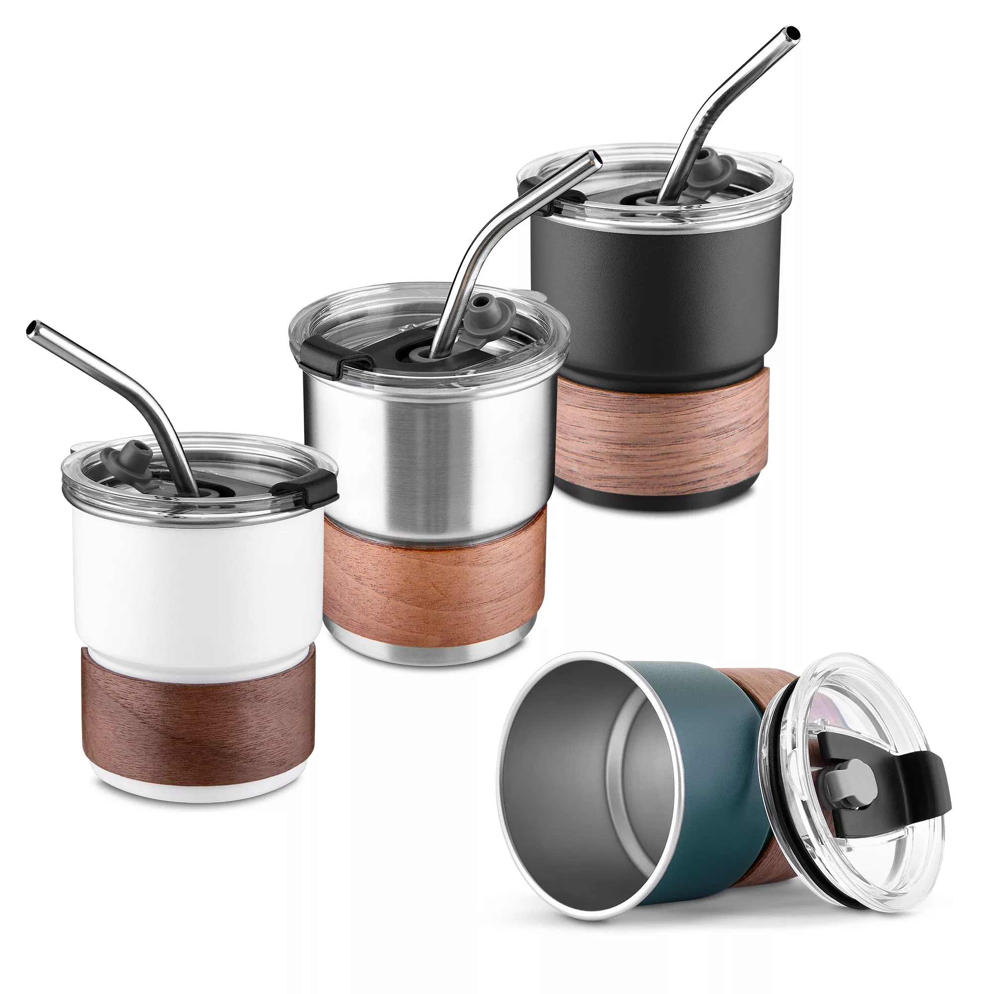 Copo em inox com canudo - 1