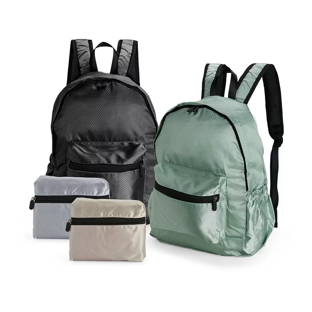 Mochila dobrável poliéster 18l - 1