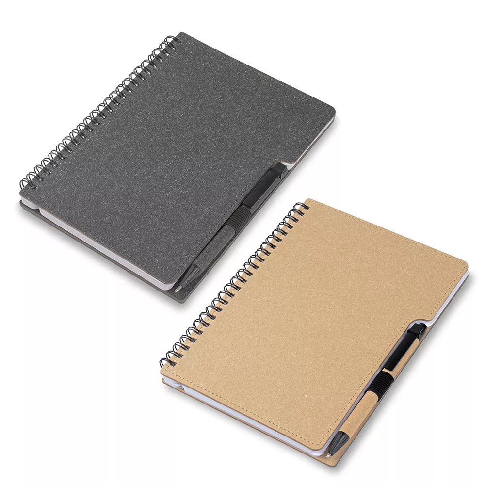 Caderno com pauta e caneta 20x14 - 1