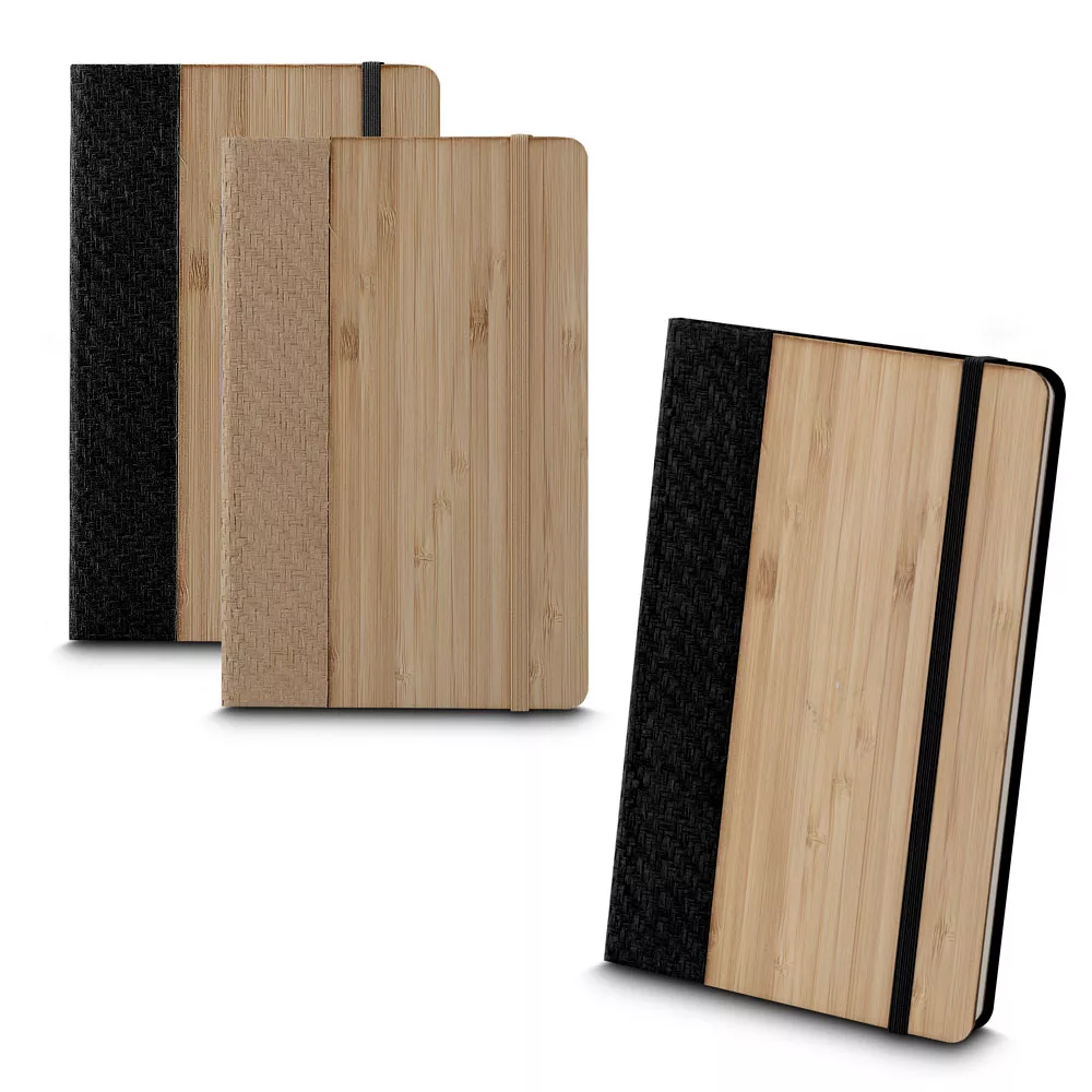 Caderno de bambu com pauta 20x13 - 1