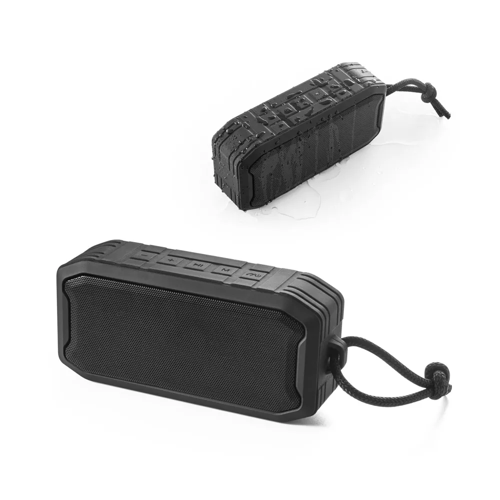 Caixa de som portátil com microfone à prova de água - 1