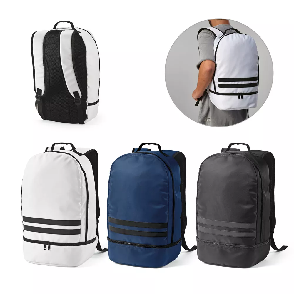 Mochila em 290t poliéster reciclado 18,9" - 1