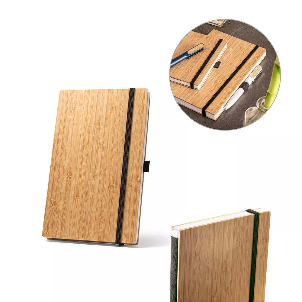Caderno em bambu sem pauta 14x9 - 1