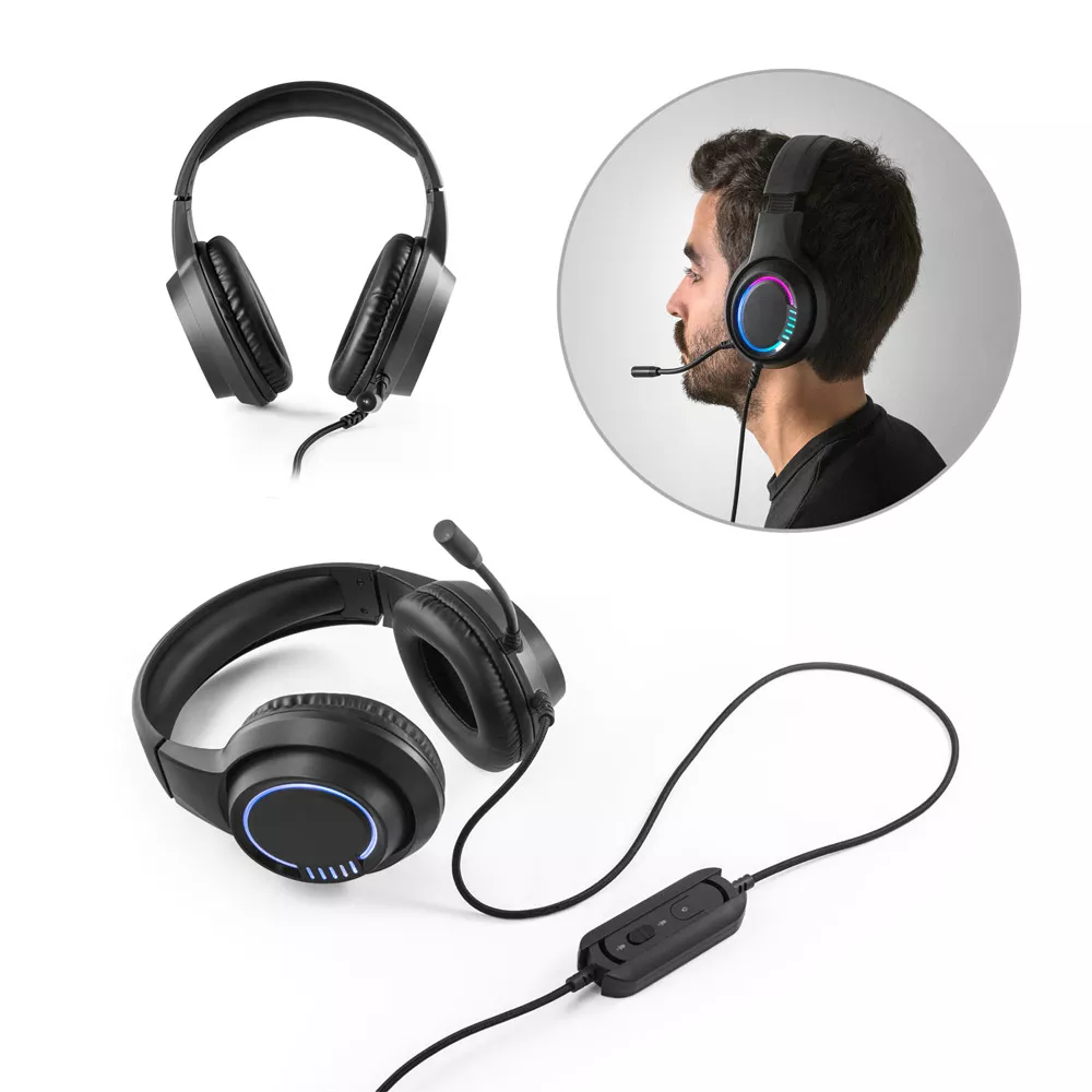 Fones de ouvido para jogos com microfone - 1