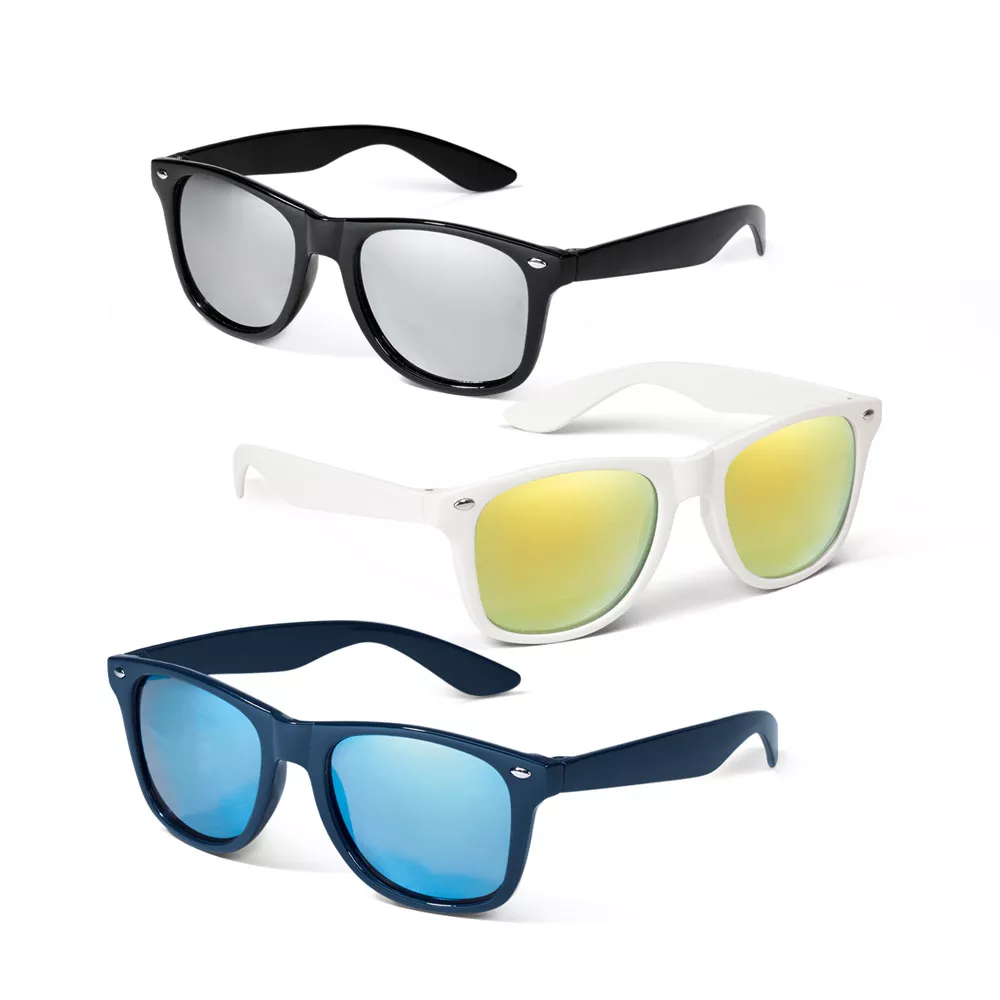 Óculos de sol em pc com lentes espelhadas - 1