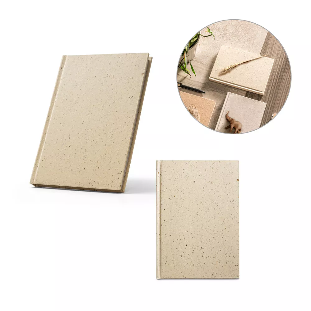 Caderno reciclado com pauta 20x14 - 1