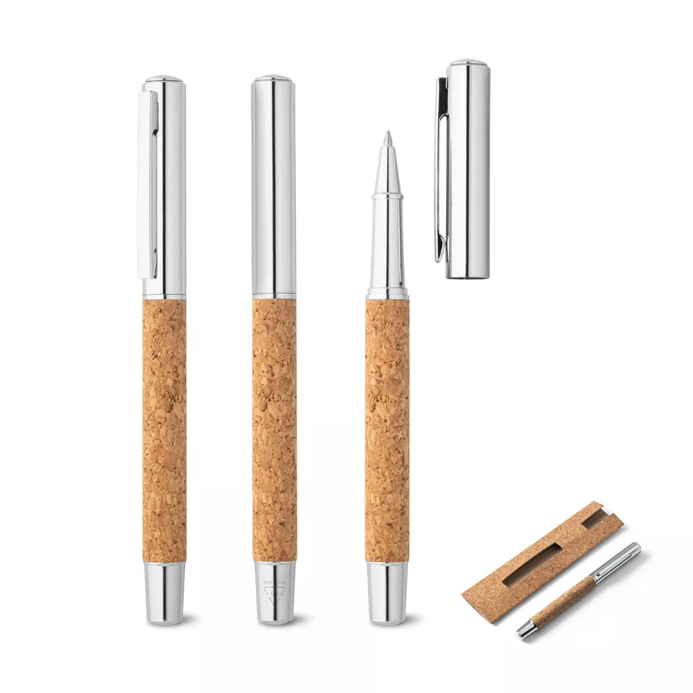 Roller com corpo em aço inox e cortiça - 1