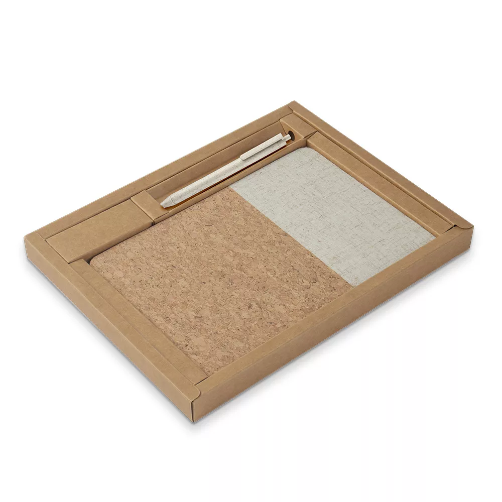 Kit caderno reciclado - 1